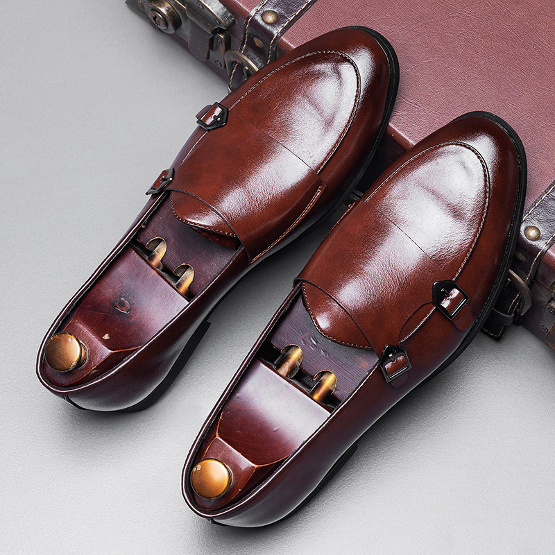Cheap Foreign Trade British Legs Business Casual Leather Shoes Men's plus size Men's Slip-on Loafers Trendy Shoes Cheap Foreign Trade British Legs Business Casual Leather Shoes Men's plus size Men's Slip-on Loafers Trendy Shoes