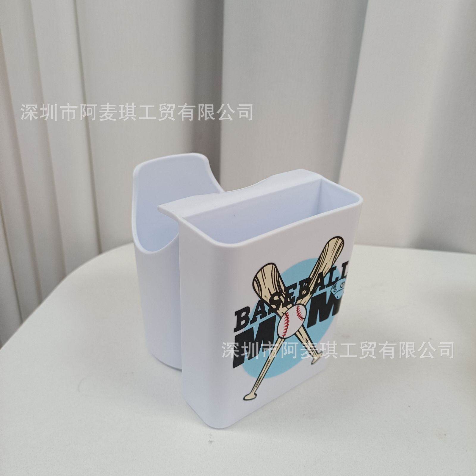 흰색 이중 목적 행잉 컵 휴대폰 상자