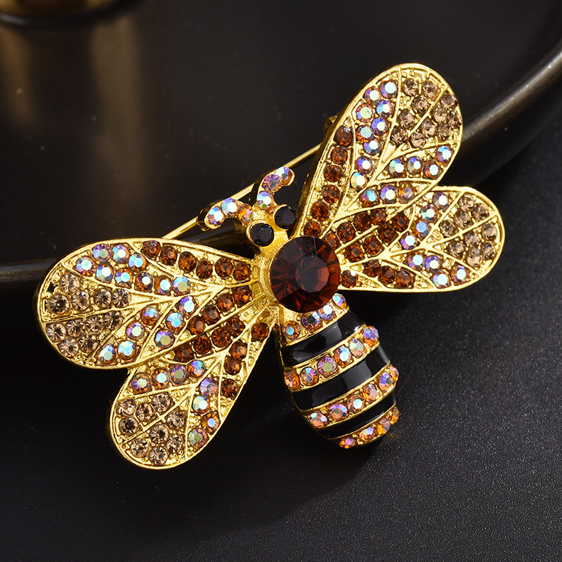 Elegant Flower Alloy Zircon Women's Brooches display picture 5