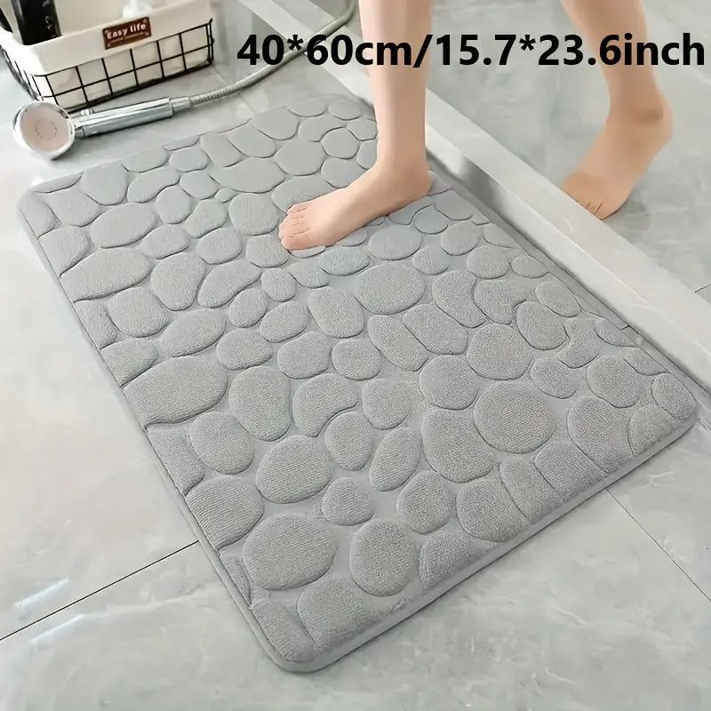 Transfronterizos venta caliente Amazon para alfombra de baño de coral alfombra de absorción de agua antideslizante alfombra de relieve puede ser un agente