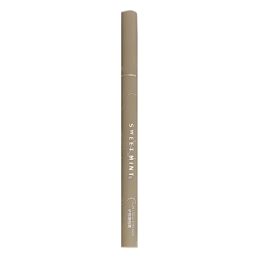SWEET MINT slim liquid lying silkworm Pen Waterproof quick-drying Brown Non-blooming eyeliner pen eye makeup eyeliner pen