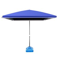 太陽傘遮陽傘戶外折疊大雨傘擺攤工地商用傘大號雙層傘面四方