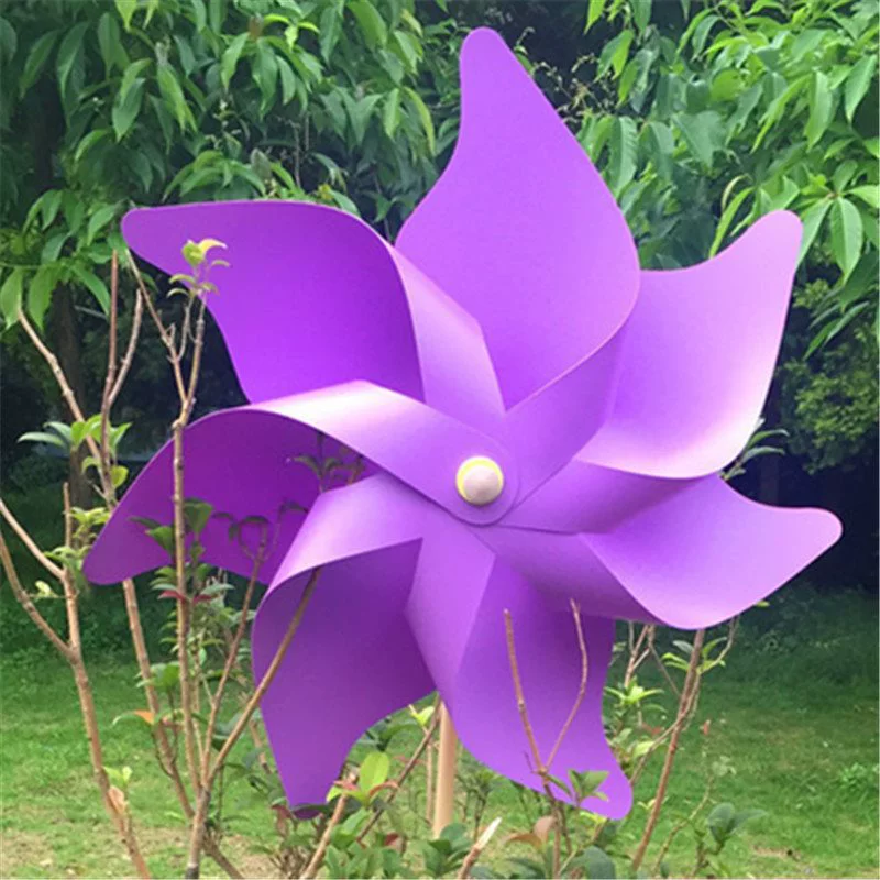 Colorful travel plastic windmill toy for camping