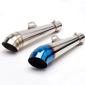 Motorcycle modification GP exhaust pipe, Fuxi Qiaoge direct exhaust pipe, GY6 stainless steel trumpet pipe, street-style exhaust pipe