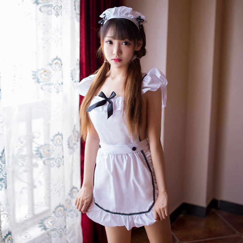 Sex lingerie sexy maid outfit open file-free maid clothing temptation nightgown suit sex uniform a generation of hair