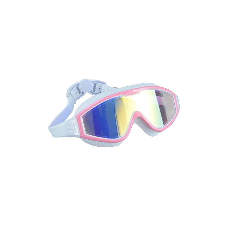 Kit de Gafas de Natación Graduadas y Gorro para Mujer de PC, Anti-empañamiento