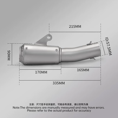 Muffler Original Interface, Motorcycle exhaust pipe