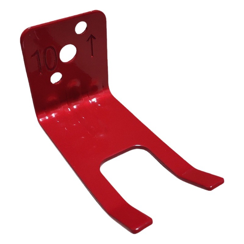JINXIN American extintor de incendios soporte Amazon rojo pared horquilla ranura 2.5cm juego de 4 piezas rojo