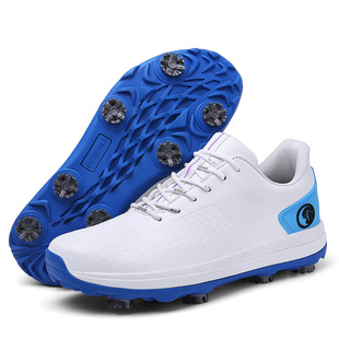 Men's professional 8 nails golf shoes waterproof plus size 39-47 golf training sneaker