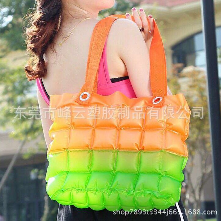批量供应pvc充气手提袋 充气沙滩袋 手提袋