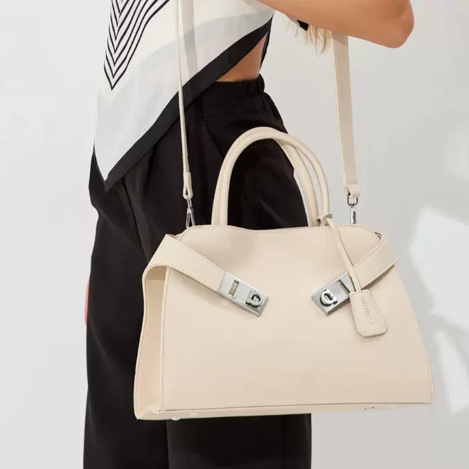 跨境热销女士托特包简约大容量通勤单肩包高端大气斜挎包广州包包