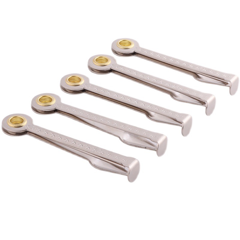 Herramienta limpieza pipas, barra presión metal, raspador, aguja,