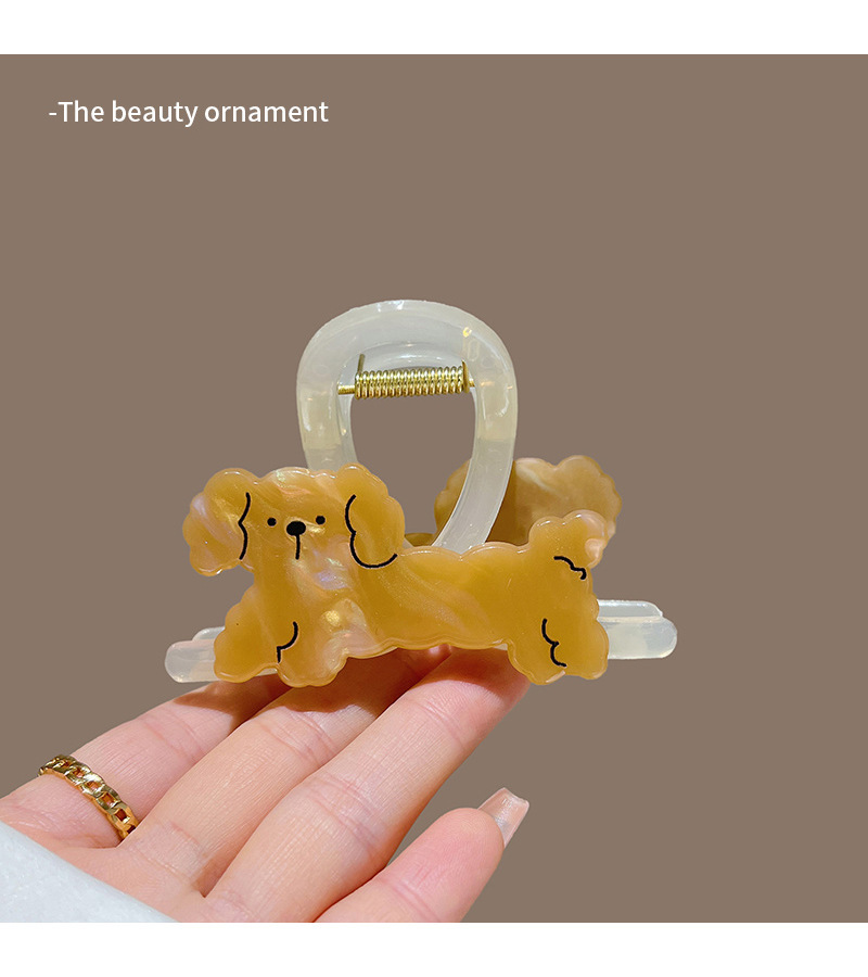 Forcina per capelli a forma di cucciolo di gatto con cartone animato, per bambini, con disco per capelli da donna, media e piccola, a forma di squalo_voghion.com