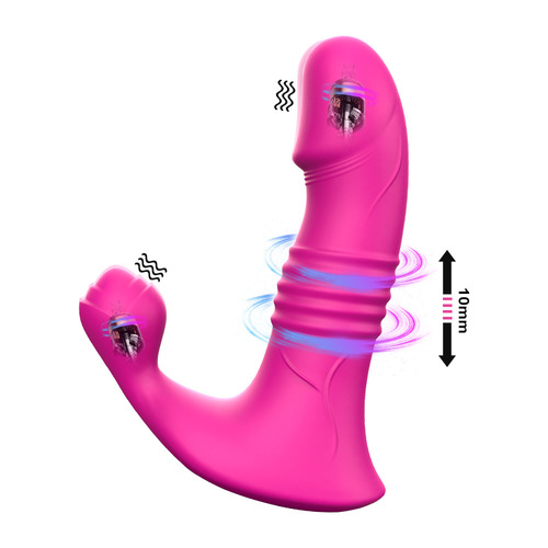 New Product APP Remote Control Women's Rose Telescopic Wearable Fully Automatic Men's Prostate Massager Adult Sex Toy