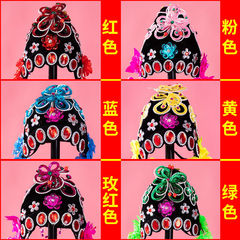 戏曲戏剧青衣花旦包头头饰小姐包头头饰花旦成人儿童包头全套表演
