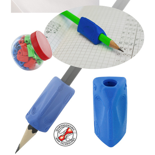 German KUM Sattler TriGrip ergonomic left and right hand correction triangle pen holder