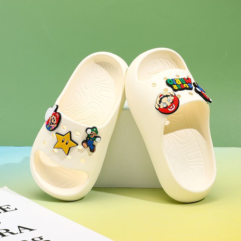 Children's Slippers 2024 New Cartoon Mario Boy's Slides Indoor Non-Slip Soft Bottom Home Leisure Sandals Children's Slippers 2024 New Cartoon Mario Boy's Slides Indoor Non-Slip Soft Bottom Home Leisure Sandals