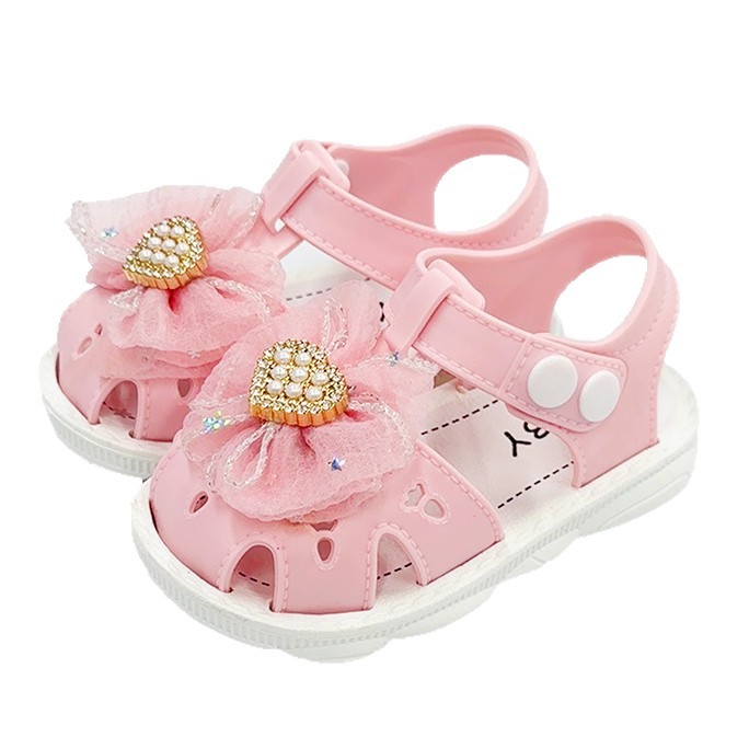 Sandalias para niñas de verano para niños pequeños zapatos antideslizantes para bebés zapatos para niños pequeños comercio exterior comercio electrónico