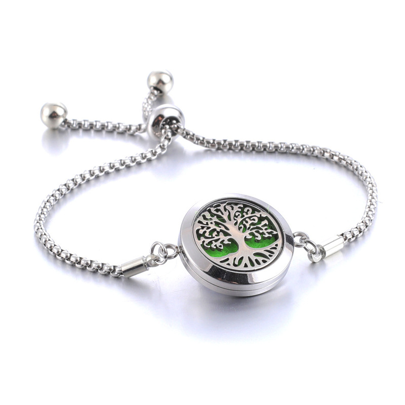 Manufacturer Supplies High-End Diffuser Stainless Steel Aromatherapy Essential Oil Bracelet, High-Quality Non-Drilled Stretch Bracelet Manufacturer Supplies High-End Diffuser Stainless Steel Aromatherapy Essential Oil Bracelet, High-Quality Non-Drilled Stretch Bracelet