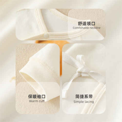 Baby clothes, newborn pure cotton boneless crawling clothes, half-back clothes, newborn baby long-sleeved clothes