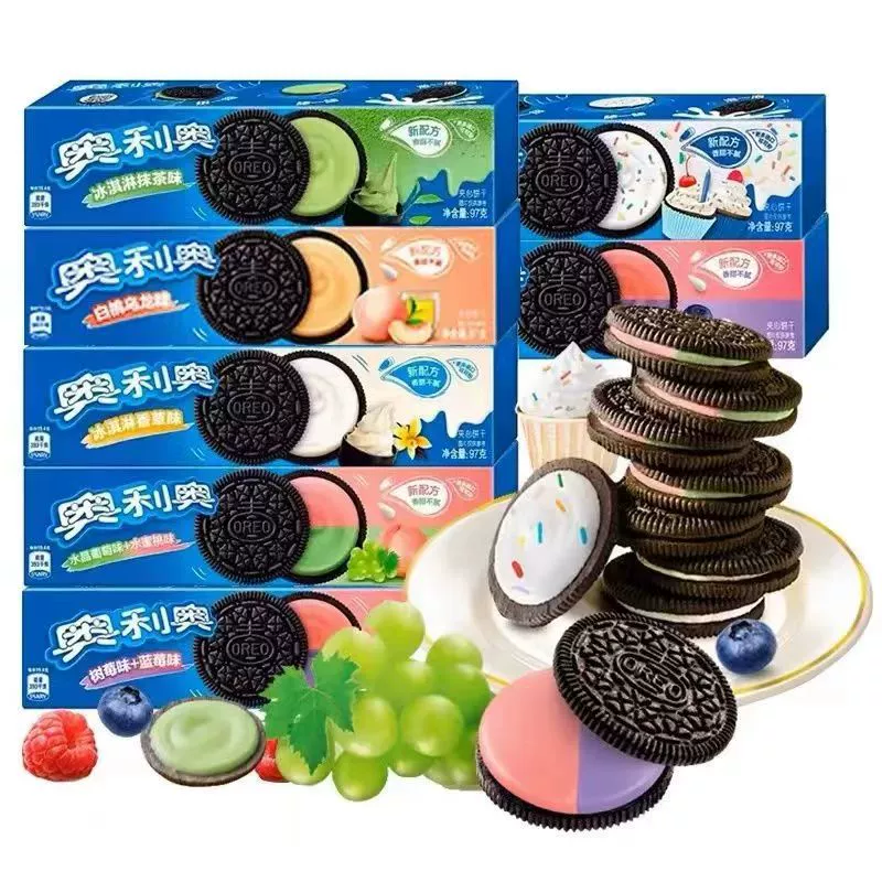 Новая дата 97 г Oreo сэндвич-печенье в коробке