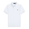 White Polo royal blue label