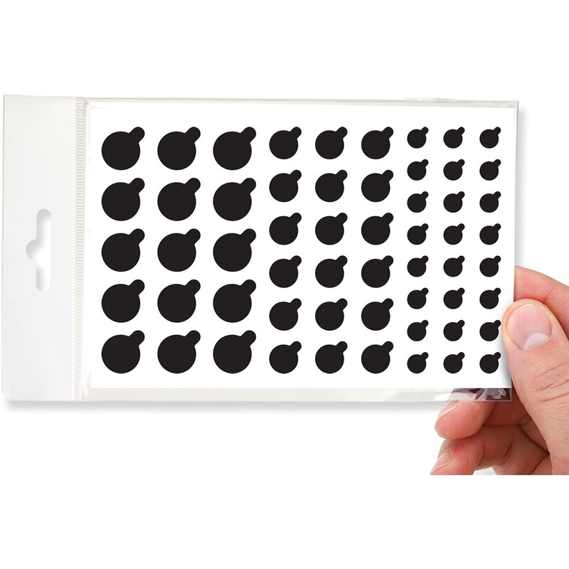 Black Anti-Peep Camera Sticker, Re-Adhesive Matte Material, Suitable for Laptops, Self-Adhesive and Light-Blocking
