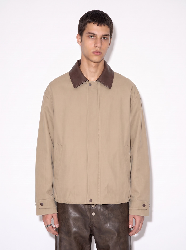 Inflation Vintage Zip-Up Fitted Jacket