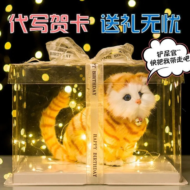 Gato Chichi, regalo de cumpleaños para su esposa, amiga, compañera de clase, regalo de caja de regalo asequible. image 13