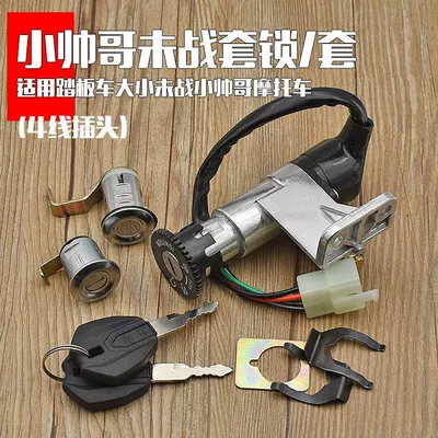Pedal motorcycle handsome boy electric door Motorcycle Lock - handsome-guy-4-wire-full-car-lockset