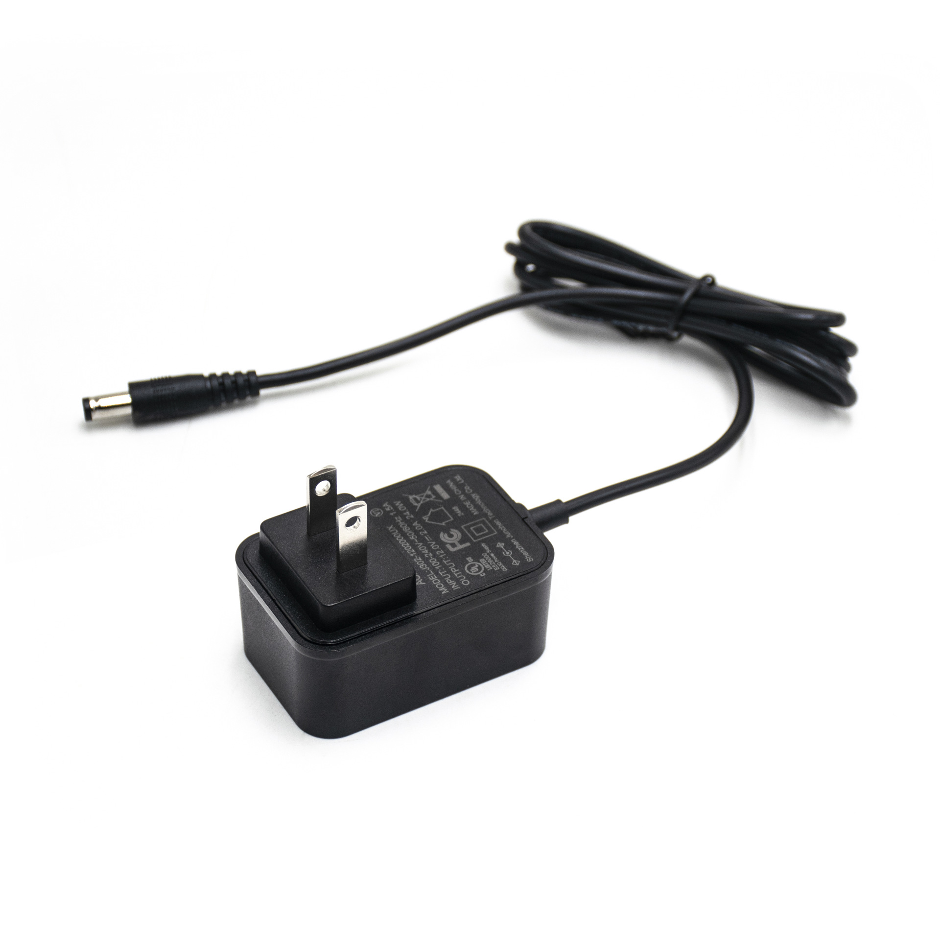 12v2a güç adaptörü 24W düzenlenmiş anahtarlama güç kaynağı Amerikan standardı UL tam sertifikalı gözetim kamerası şarj cihazı