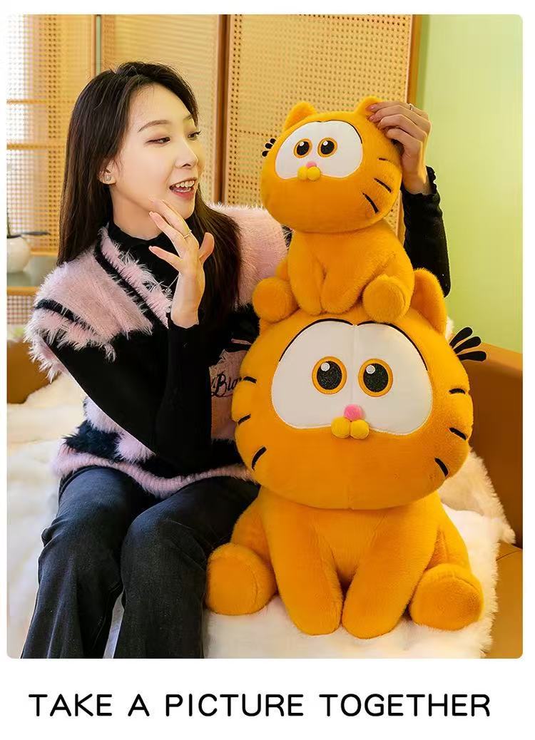 Plus-size cat plush toy, stuffed animal, sitting cat doll, children's birthday gift, movie merchandise wholesale