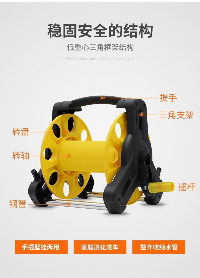 Suitable for car washing water gun high pressure spray gun watering hose water pipe booster nozzle household tap water washing