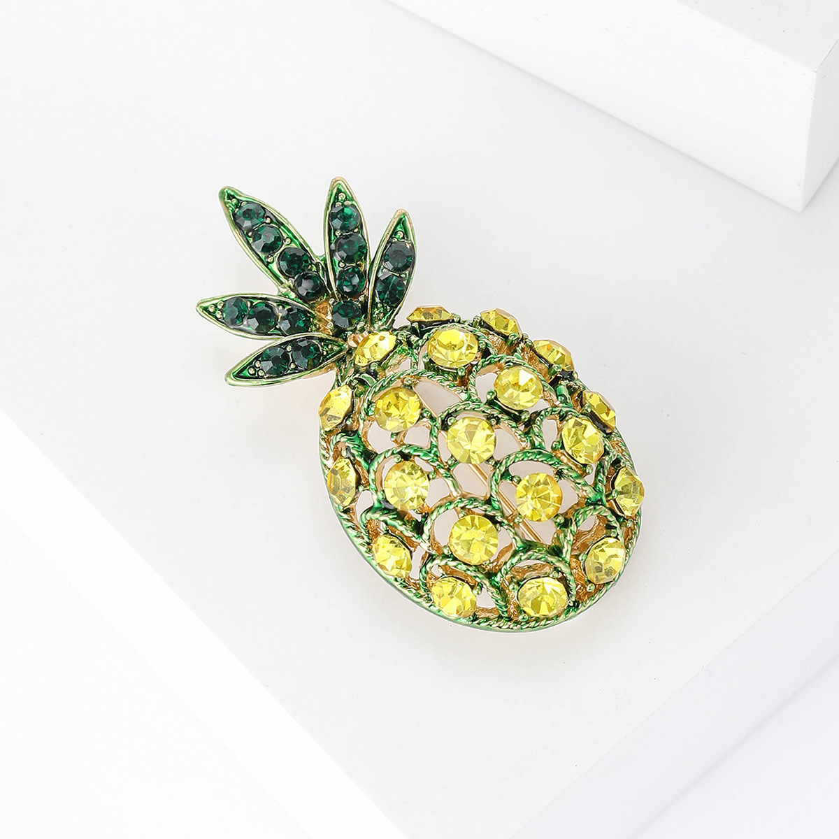 Women's, Unisex Gender Lady Pin Pineapple Alloy Women's Unisex Brooches