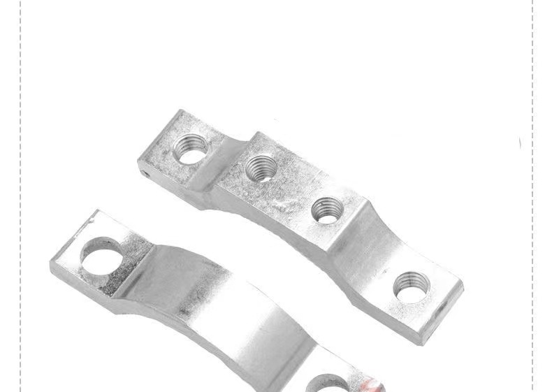 Small pipe clamp two holes M5 without screws 12mm
