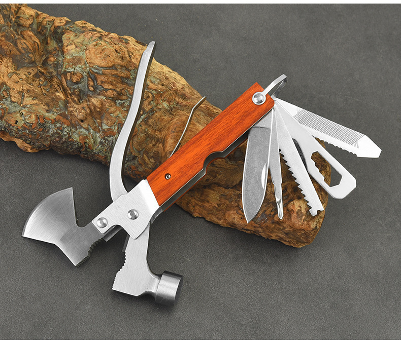 Car multifunctional cone safety hammer mini safety life-saving broken window claw hammer car escape tool axe hammer