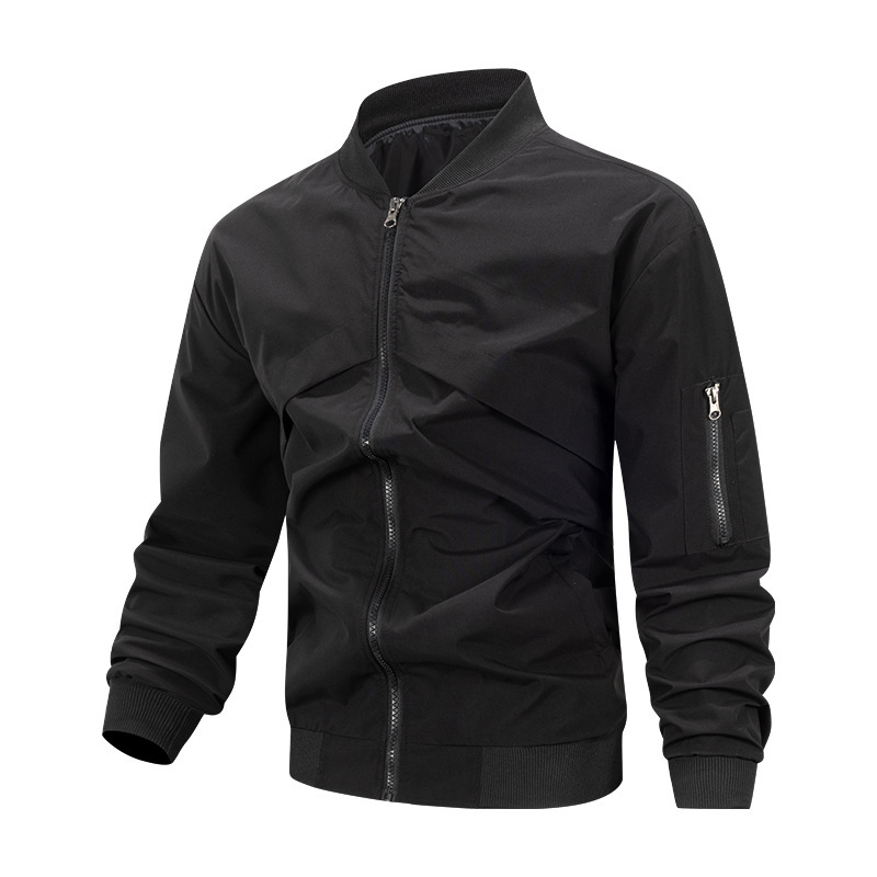 Men's Jacket Workwear Baseball Uniform Top Cross-Border Sports Casual Soft Shell Windproof Outdoor Lightweight Men's Simple Jacket Men's Jacket Workwear Baseball Uniform Top Cross-Border Sports Casual Soft Shell Windproof Outdoor Lightweight Men's Simple Jacket