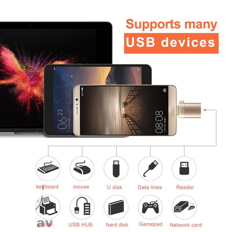 USBC conversion head Type-C to USB3.0 computer game USB conversioner U disk mobile phone OTG rotor