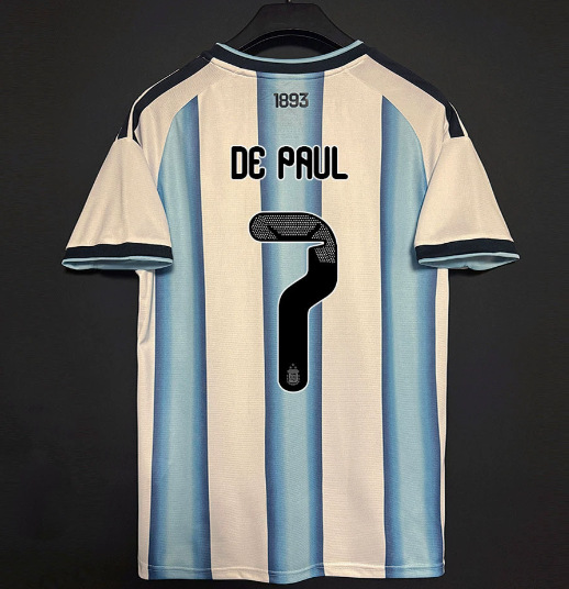 2627 Copa del Mundo Argentina fans edición de Messi 10 Dybala 21 camiseta de fútbol se puede enviar a través de la frontera