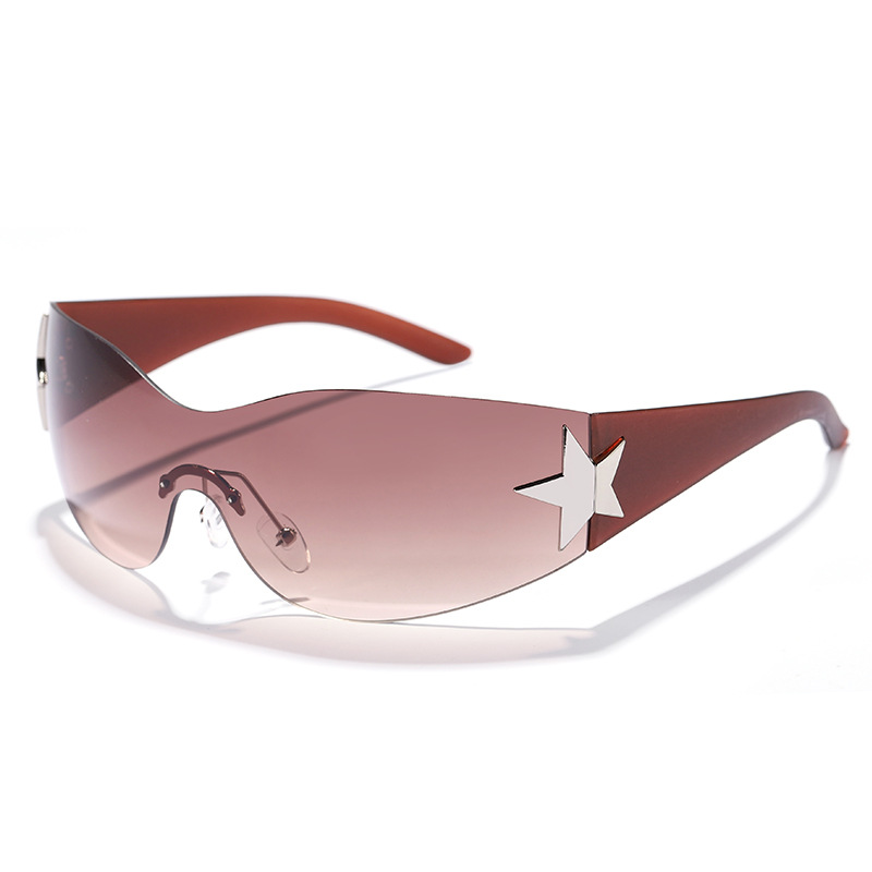 2023 nuevas gafas de sol de metal cuadradas de las mujeres de moda ins estilo personalizado de moda UV400 UV a prueba de gafas de sol de metal