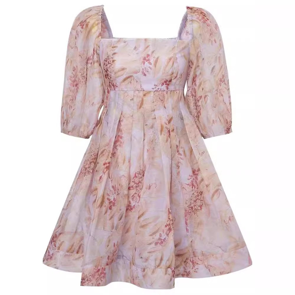 원피스 의류 공장 여성 의류 OEM 작은 배치 가공 생산 지도 샘플 패키지 소재