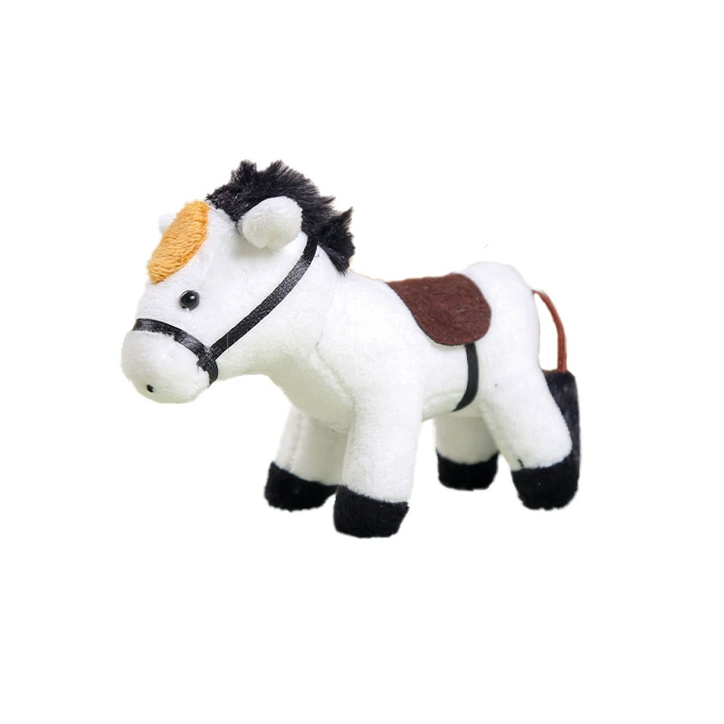 Pony, children's pendant, doll, backpack, realistic bag decoration, plush keychain, Birthday gift