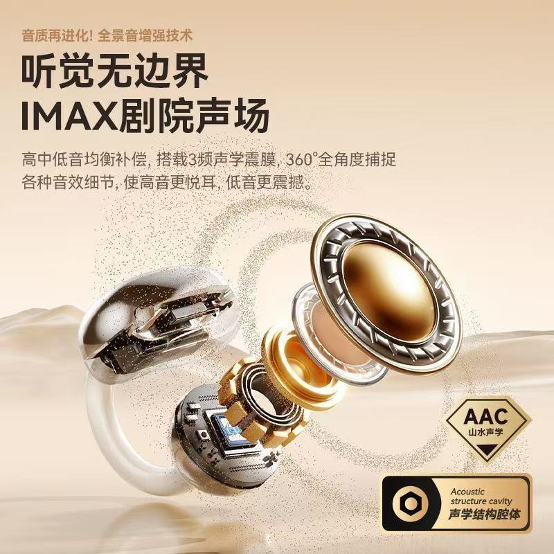Shanshui Bluetooth ヘッドセット イヤークリップ AI インテリジェント翻訳 W105 新しいオープン型アンチノイズ スポーツ超長バッテリー寿命|undefined