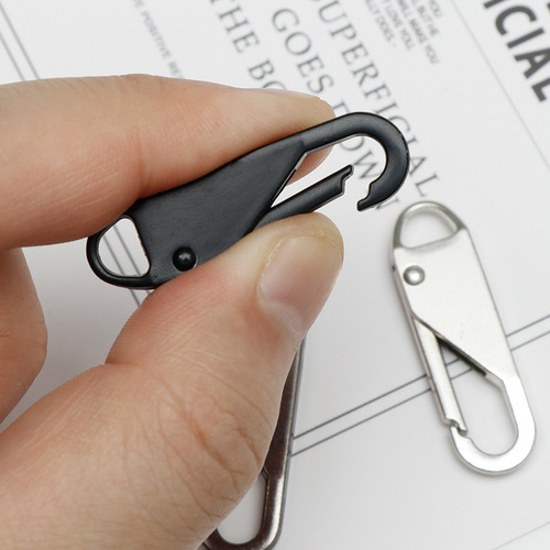 Universal zipper pull, detachable zipper head metal pendant charm decoration backpack zipper head clothing replacement accessories