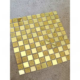 墙贴水晶马赛克瓷砖背景墙镜面水晶玻璃KTV客厅包厢柱子立体