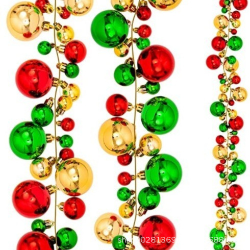 メッキボール籐クリスマスボール籐ボールストリング長いストリップライト籐イルミネーションアクセサリー装飾籐ボールストリング|undefined