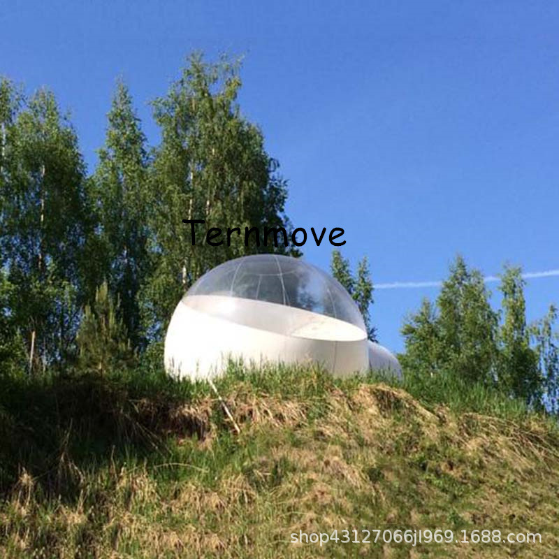 观景拍照宿营内饰阳光房观赏半球形泡泡充气透明户外露台星空帐篷