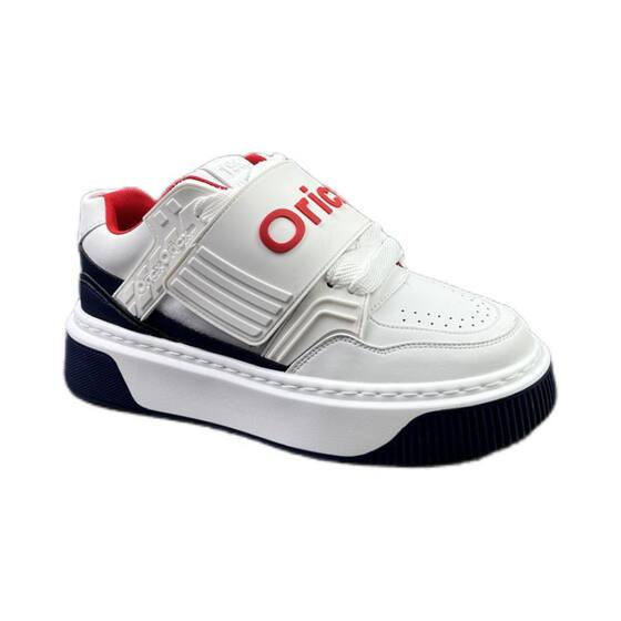 Niche National Trendy Velcro Bread Shoes Men's Trendy Brand Thick-soled Increased White Shoes Casual All-match Sports Board Shoes