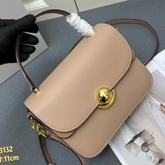 F家の新しいSFERA牛革の金属の丸いボタンの小さい方のカバンの女性の通勤の片肩の手提げの斜め掛けのカバン