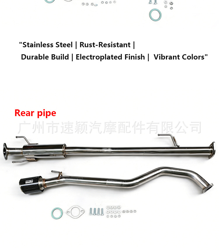 Car Modified Carbon Fiber Exhaust Pipe for Toyota Hilux Revo2015 Kit Off-Road Special